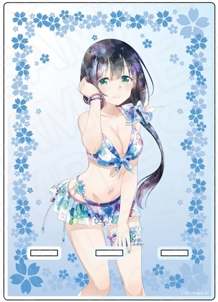 駿河屋 -<新品>[新品] 東郷美森 桜水着 ver. アクリルスマホスタンド 