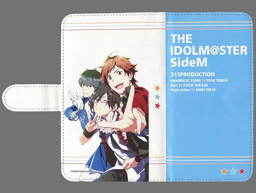 天道輝＆鷹城恭二＆伊瀬谷四季 手帳型スマートフォンケース 「アイドルマスター SideM」