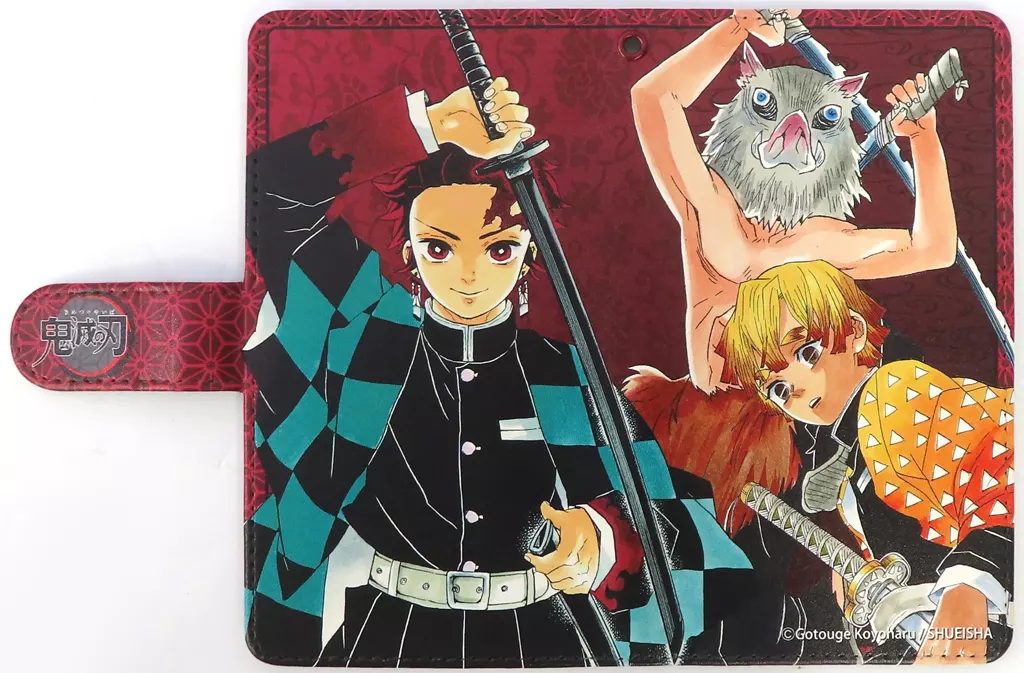 炭治郎＆善逸＆伊之助(鬼滅の刃) GIGA限定スマホケース 「約束のネバーランド×鬼滅の刃」 ジャンプGIGA 2018年9月号 Wアニメ化記念プレゼント