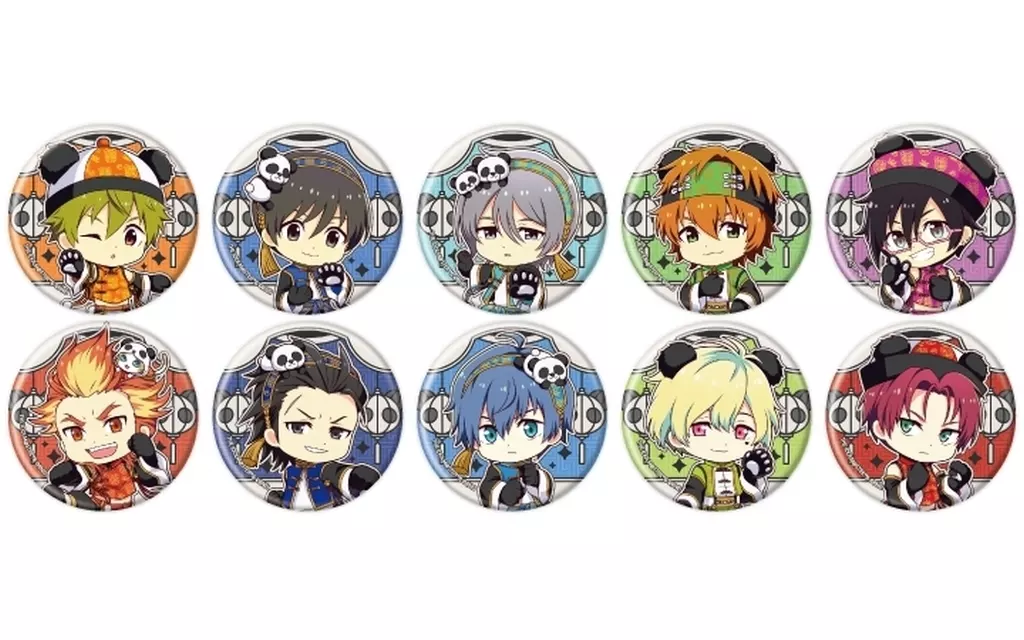 【ボックス】アイドルマスター SideM 缶バッジ 18.ミニキャライラスト