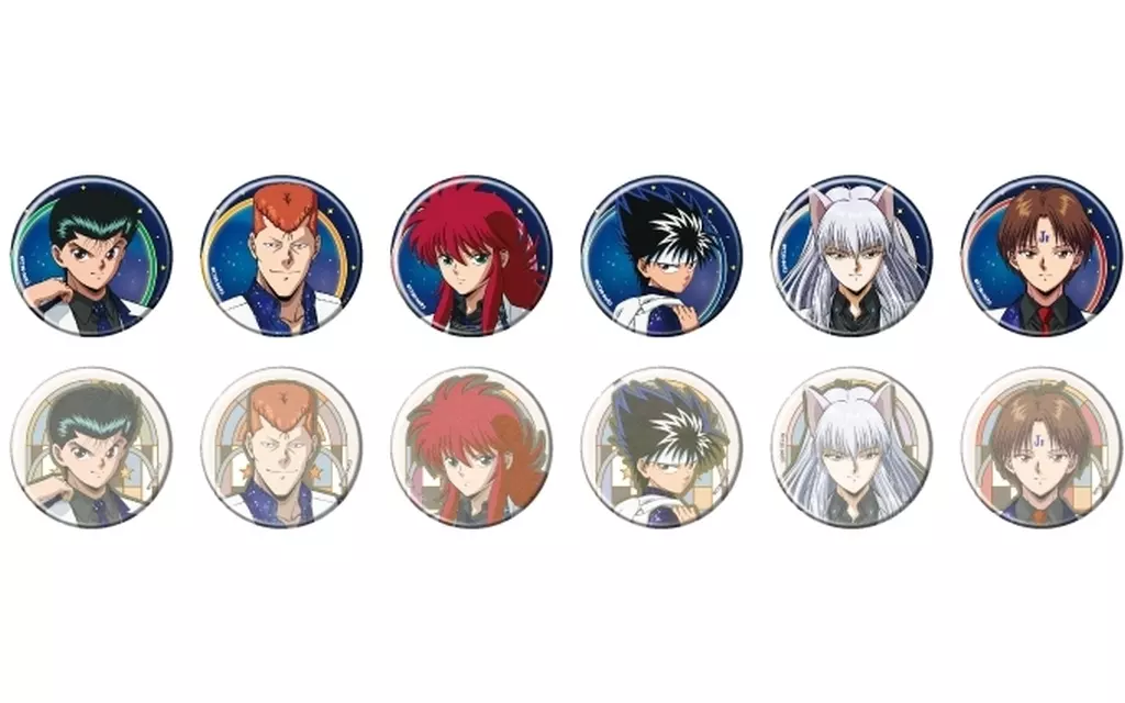 【ボックス】幽☆遊☆白書 缶バッジ 32.星空スーツver. 描き下ろしイラスト