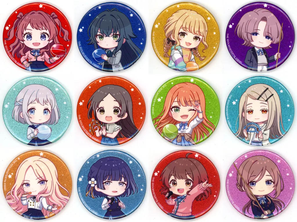 【ボックス】学園アイドルマスター トレーディング ちびキャラ 放課後のお出かけver. グリッター缶バッジ