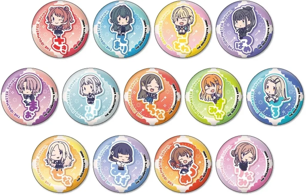 【ボックス】学園アイドルマスター おなまえぴたんコ 缶バッジコレクション