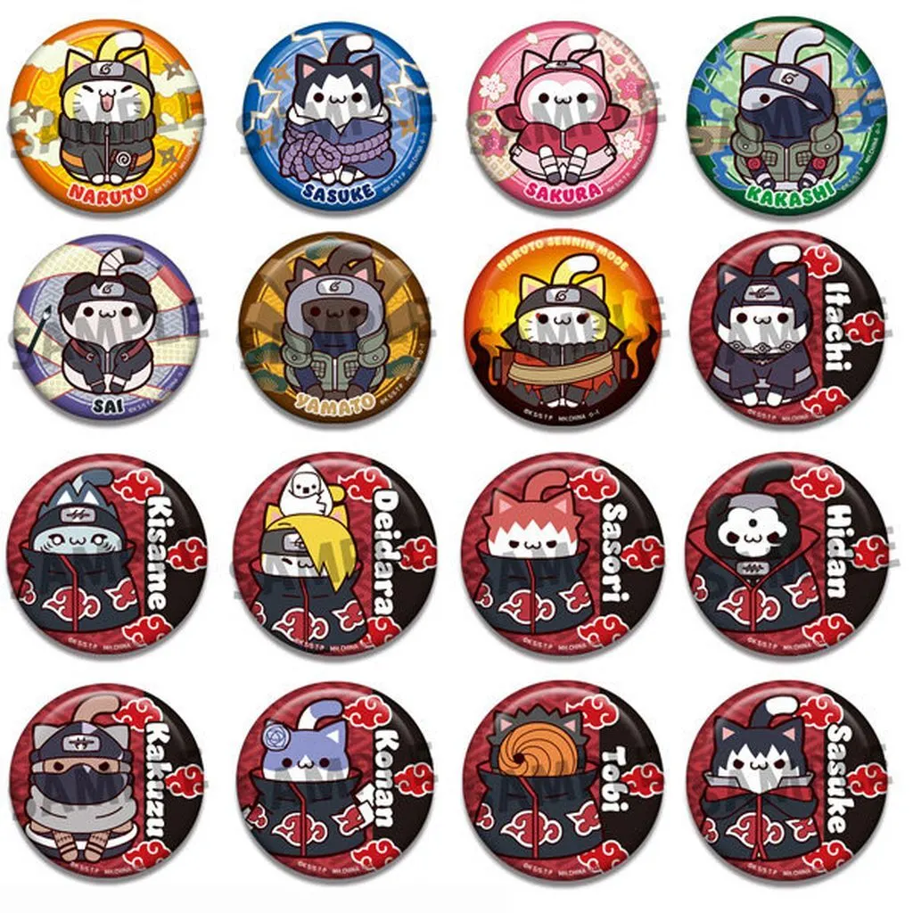 バッジ・ビンズ　【ボックス】MEGA CAT PROJECT NARUTO-ナルト- 疾風伝 ニャルト! 缶バッジコレクション 2