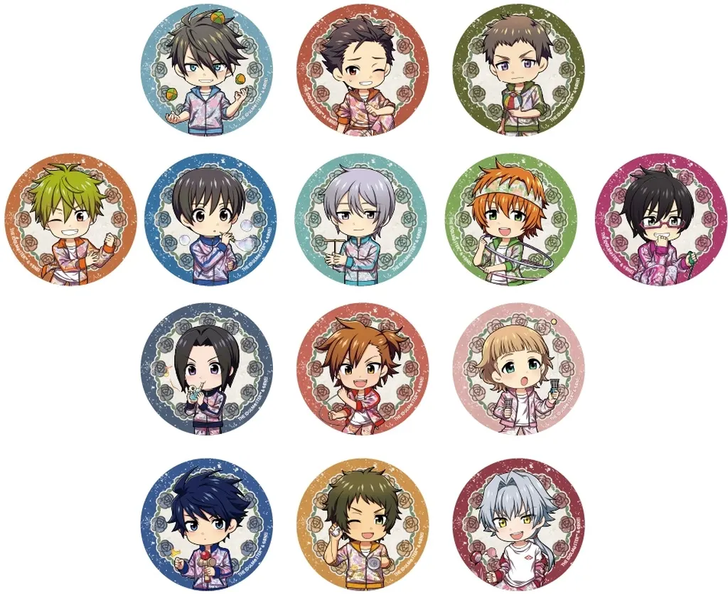 【ボックス】アイドルマスター SideM ミニキャラ缶バッジ レトローズパーティver.