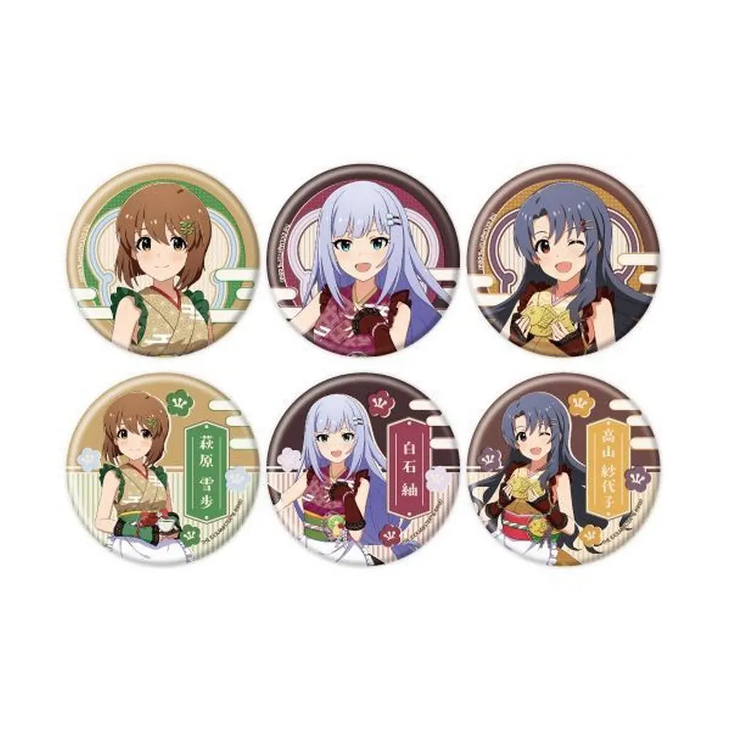 【ボックス】アイドルマスター ミリオンライブ! 缶バッジ 18.和風喫茶ver. 描き下ろしイラスト