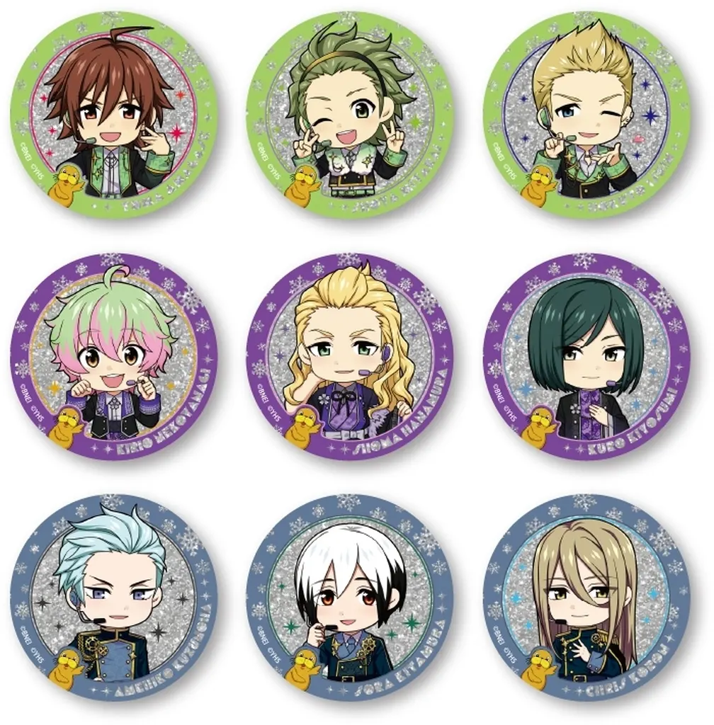 【ボックス】アイドルマスター SideM GIRAGIRA★缶バッジA WPFver.