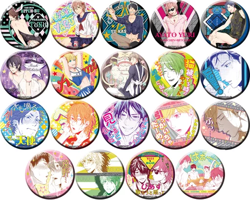 ヤリチン☆ビッチ部 感☆バッジ 第2弾　田村　缶バッジ ヤリチン☆ビッチ部 感☆バッジ（缶バッジ） 第2弾 全20種セット