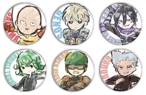 【ワンパンマン】ガロウ グラフアート 缶バッジ ワンパンマン】ガロウ マジ学園祭 缶バッジ - メルカリ