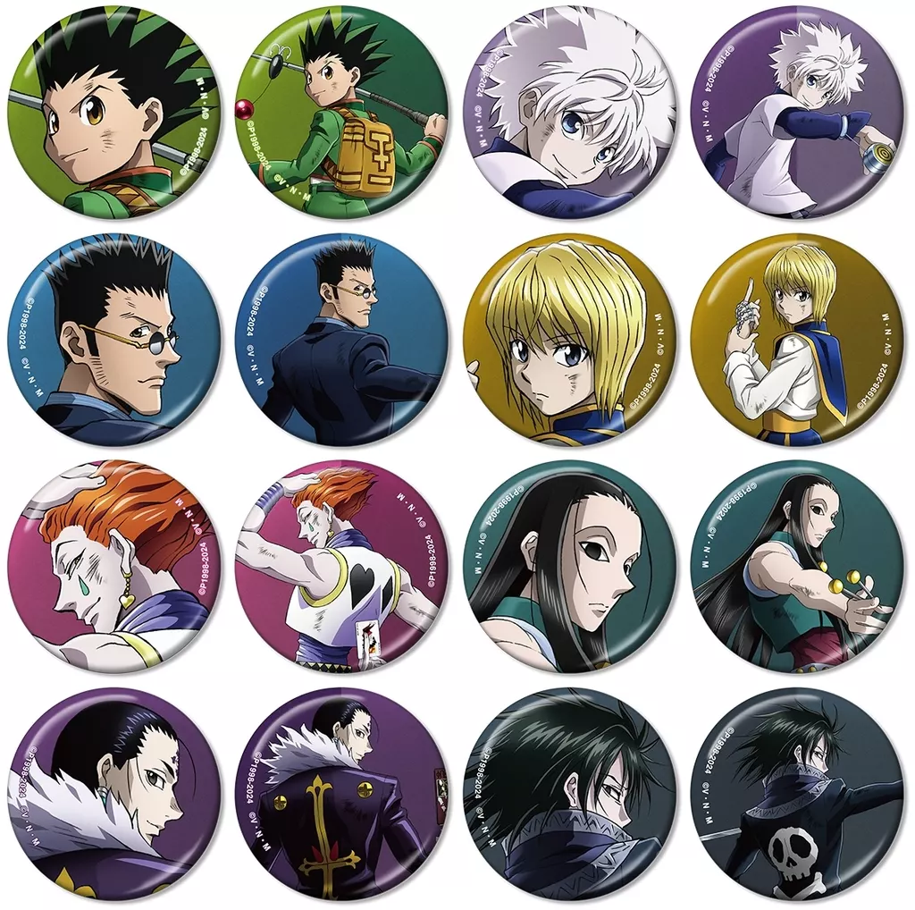 バッジ・ビンズ　【BOX】HUNTER×HUNTER 描き下ろし 戦う背中ver. トレーディングメタリック缶バッジ