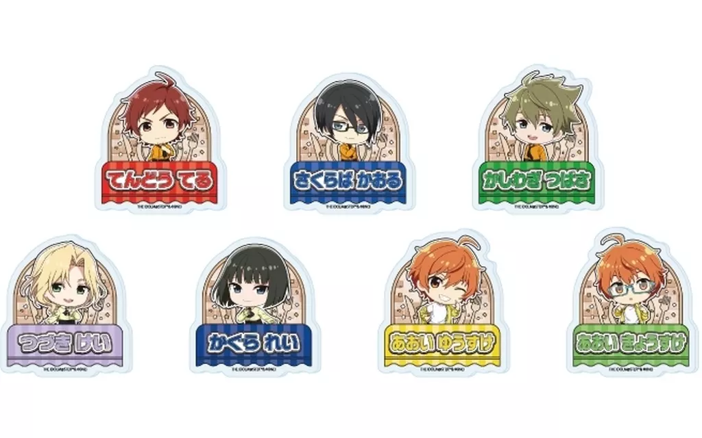 【BOX】アイドルマスター SideM おなまえプレートバッジ 01.公式イラスト