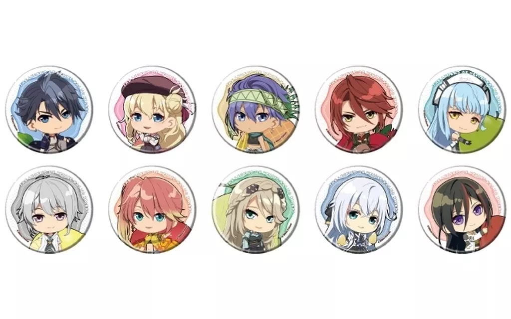 【BOX】英雄伝説 界の軌跡 -Farewell. O Zemuria- 缶バッジ 01.ミニキャライラスト