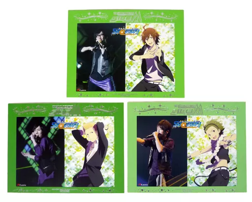 アイドルマスター SideM A5サイズアートボード3枚セット 「THE IDOLM＠STER SideM 1st STAGE ～ST＠RTING!～ Live Blu-ray [Complete Side]」 アニメイト購入特典