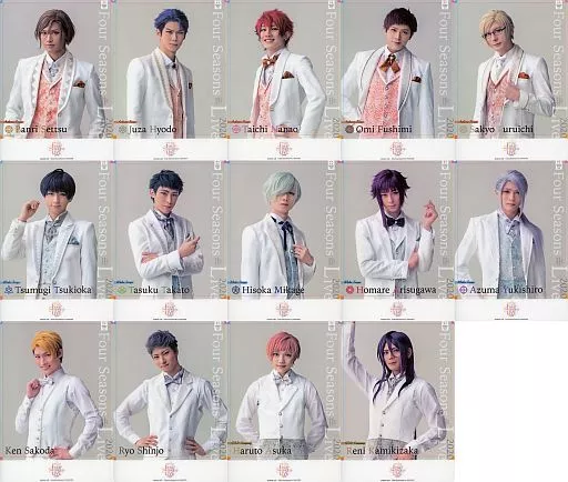全14種セット トレーディングA4クリアポートレート Bグループ 「MANKAI STAGE『A3!(エースリー)』 ~Four Seasons LIVE 2020~×sisters池袋 by animatecafe」