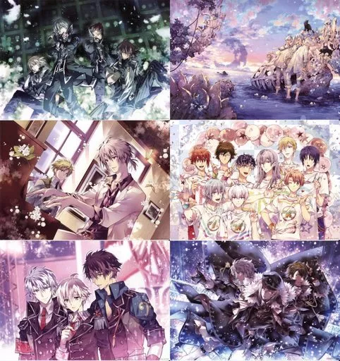 紙製品　集合 種村有菜撮り下ろしインナージャケット使用A3ビジュアルシート6枚セット(特製化粧箱入り) 「Blu-ray/DVD アイドリッシュセブン Third BEAT! 特装限定版」 ナナイロストア限定 第5～10巻連動購入特典