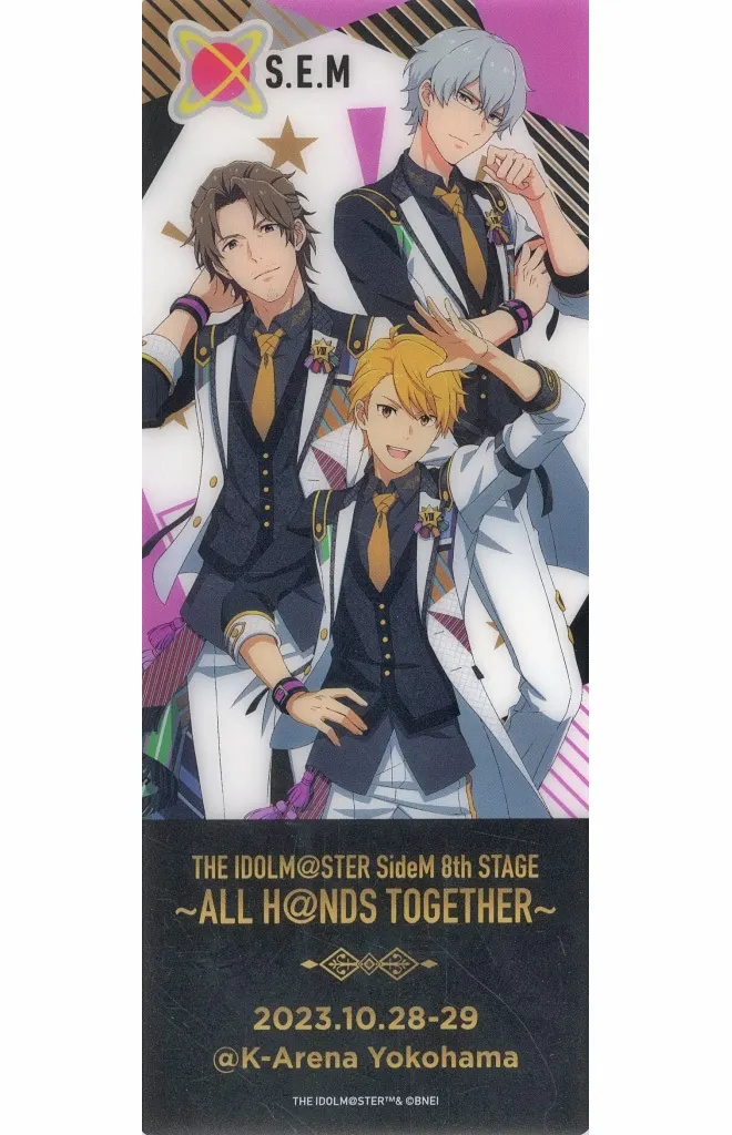 315Pro S.E.M 公式レプリカチケット 「THE IDOLM＠STER SideM 8th STAGE ～ALL H＠NDS TOGETHER～」