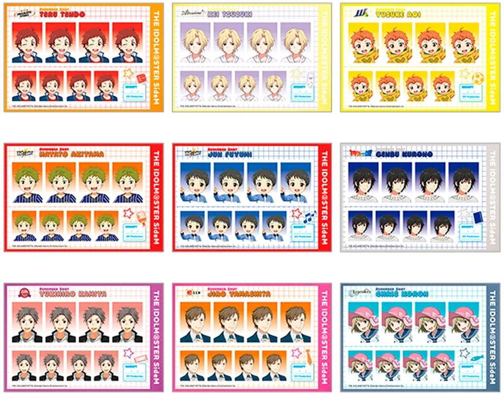 全9種セット 「アイドルマスター SideM 証明写真館 リメンバーショット第2弾」