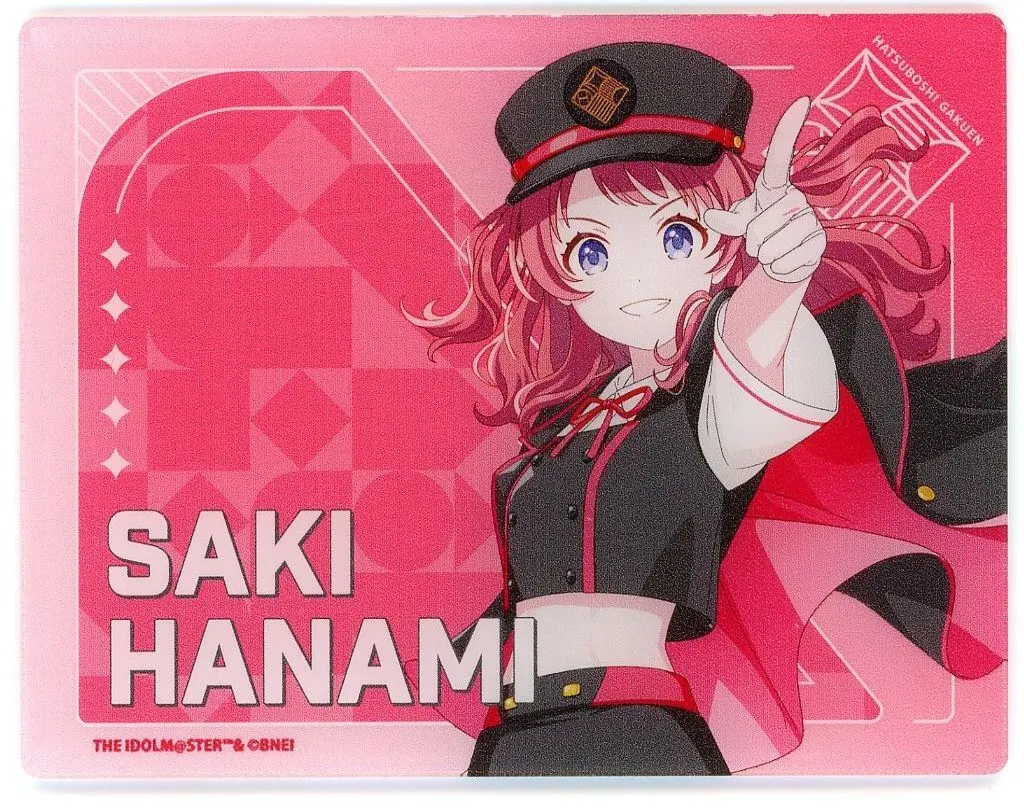 花海咲季 「学園アイドルマスター HATSUBOSHI GAKUEN Terminal in 東京キャラクターストリート いちばんプラザ アクリルカード 05/駅員風衣装ver.(描き下ろしイラスト)」