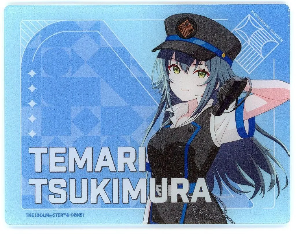 月村手毬 「学園アイドルマスター HATSUBOSHI GAKUEN Terminal in 東京キャラクターストリート いちばんプラザ アクリルカード 05/駅員風衣装ver.(描き下ろしイラスト)」