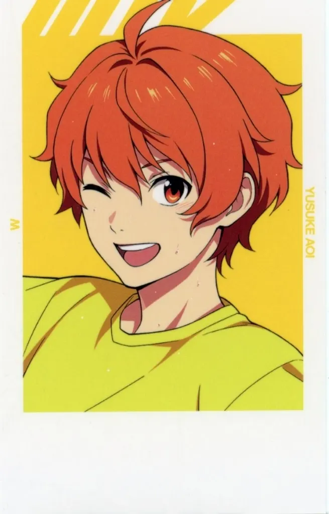 蒼井悠介(ノーマル) 「アイドルマスター SideM×FiFS イラスト展 スリー・ワン・ファイヴ：EXTRA トレーディングインスタントフォト風カード -表情B-」