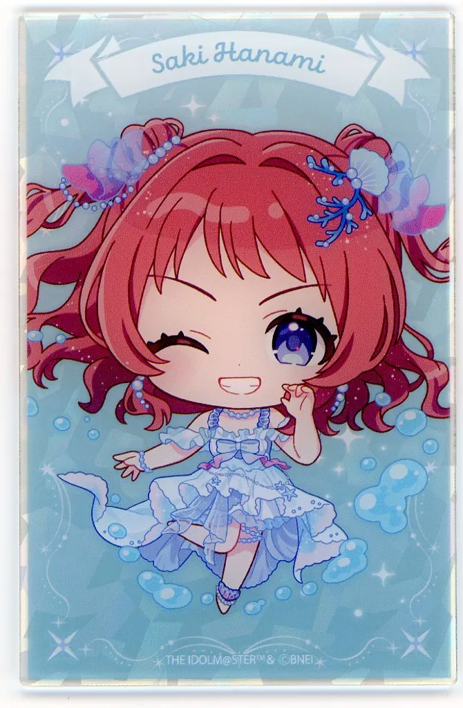 花海咲季 「学園アイドルマスター COLLABORATION CAFE～Deep Marine Stage～ トレーディングアクリルカードB(ミニキャラデザイン)」