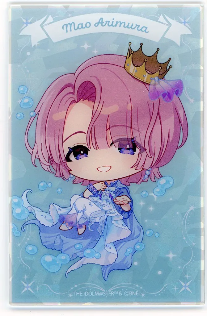 有村麻央 「学園アイドルマスター COLLABORATION CAFE～Deep Marine Stage～ トレーディングアクリルカードB(ミニキャラデザイン)」