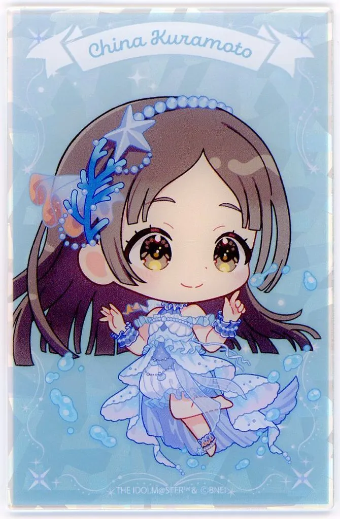 倉本千奈 「学園アイドルマスター COLLABORATION CAFE～Deep Marine Stage～ トレーディングアクリルカードB(ミニキャラデザイン)」