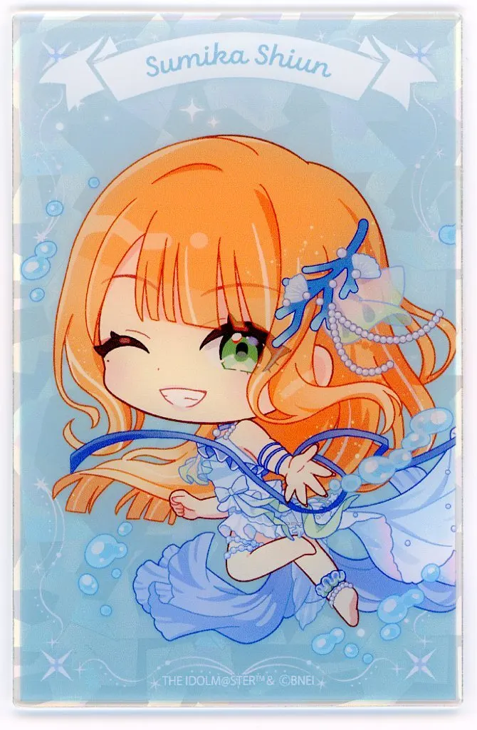 紫雲清夏 「学園アイドルマスター COLLABORATION CAFE～Deep Marine Stage～ トレーディングアクリルカードB(ミニキャラデザイン)」