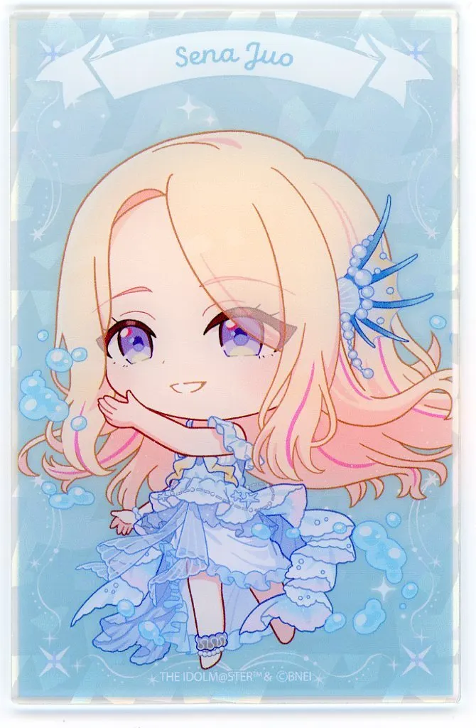 十王星南 「学園アイドルマスター COLLABORATION CAFE～Deep Marine Stage～ トレーディングアクリルカードB(ミニキャラデザイン)」