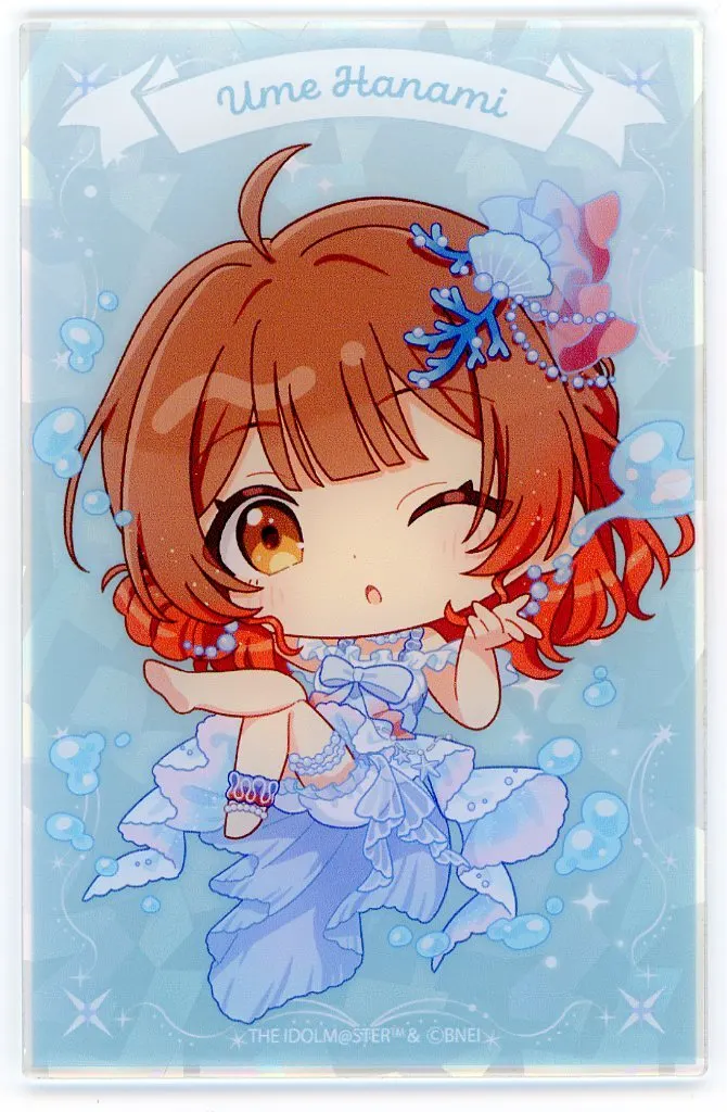 花海佑芽 「学園アイドルマスター COLLABORATION CAFE～Deep Marine Stage～ トレーディングアクリルカードB(ミニキャラデザイン)」