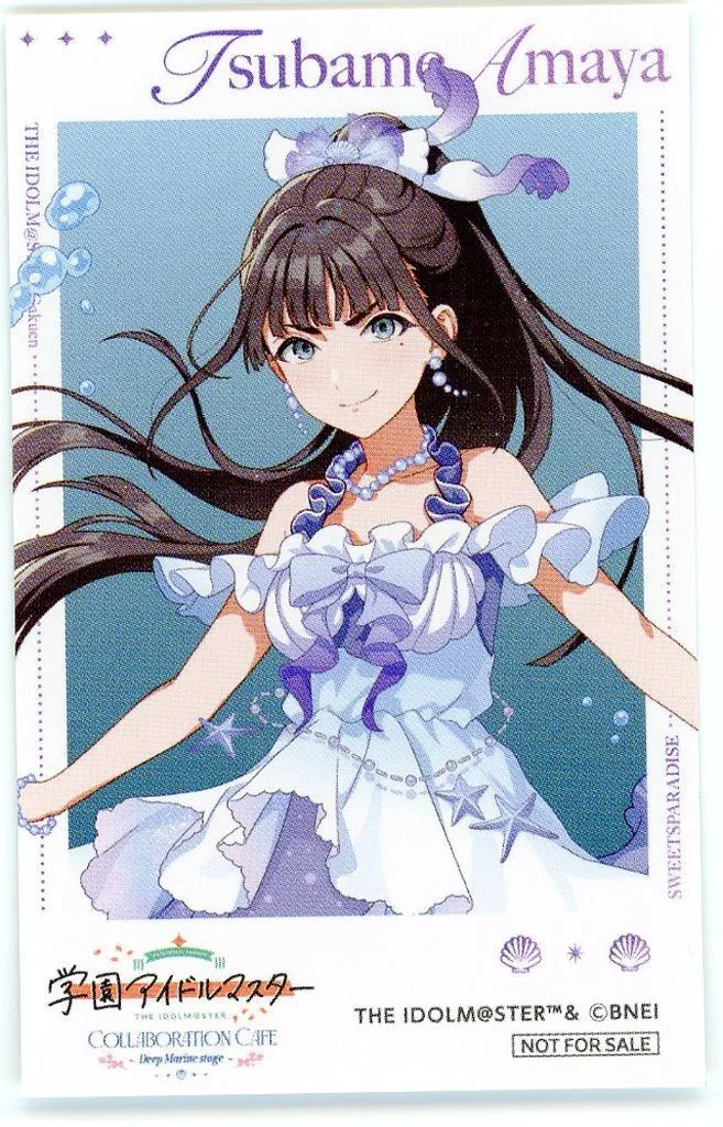 雨夜燕 オリジナルイラストカード 「学園アイドルマスター COLLABORATION CAFE～Deep Marine Stage～」 グッズ購入特典