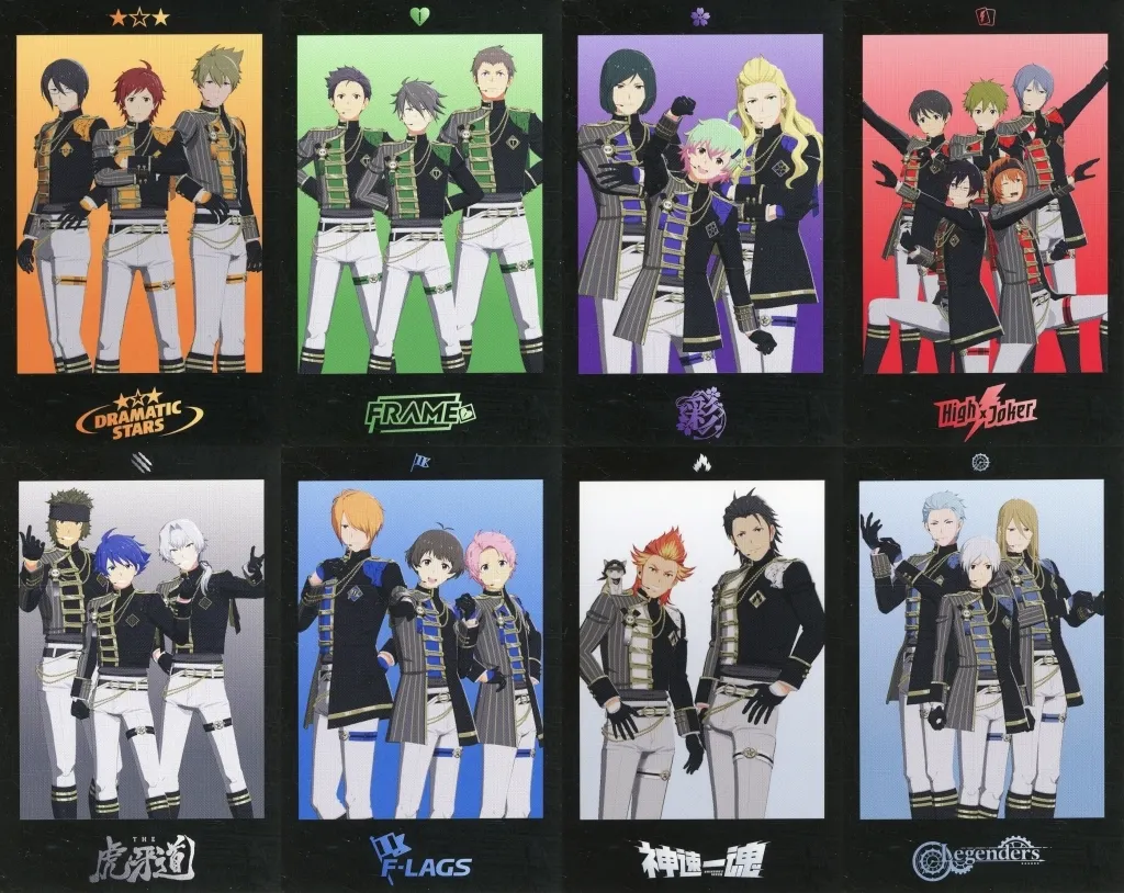 集合(10/4昼) 撮りおろしチェキ風カード8枚セット 「アイドルマスター SideM 315 Production presents F＠NTASTIC BATTLE FES ～Who goes first～」 10月4日昼公演 グッズ付きチケット特典