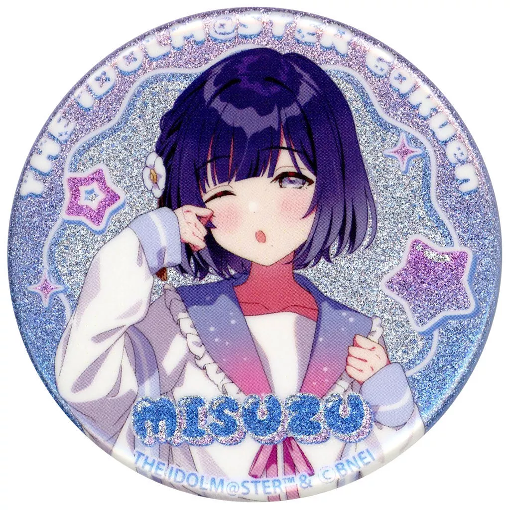 秦谷美鈴 グリッター缶バッジ 「DMMスクラッチ! 学園アイドルマスター スクラッチ」 E-10賞