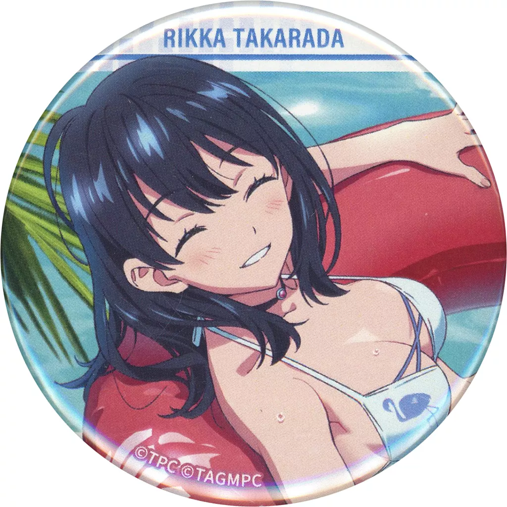 駿河屋 -<中古>宝多六花(水着B) 缶バッジ 「DMMスクラッチ! TVアニメ 