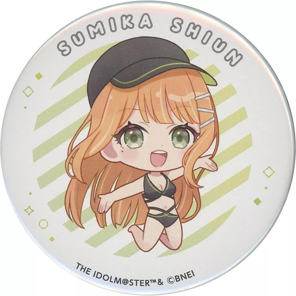 紫雲清夏 「学園アイドルマスター in SWEETS PARADISE 海の家 トレーディングミニキャラ缶バッジ」