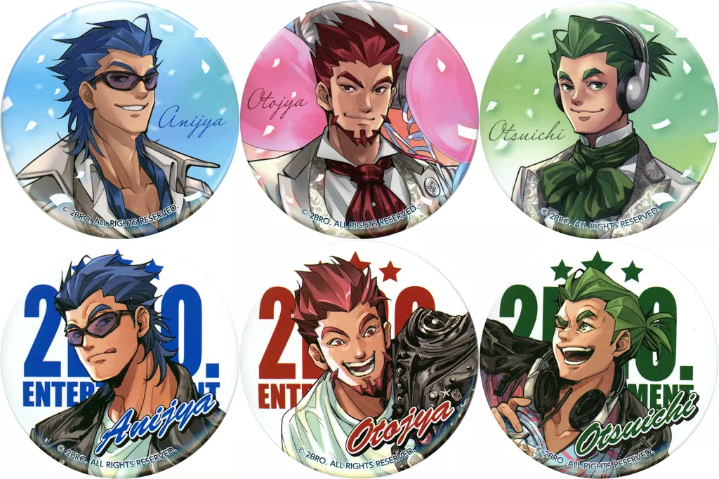 【2BRO】 ローソン 缶バッジ 人気ゲーム実況グループ「2BRO.」× ローソン コラボ第2弾 7月22日開始!