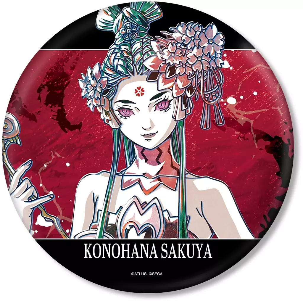 コノハナサクヤ Ani-Art BIG缶バッジ 「真・女神転生V Vengeance」