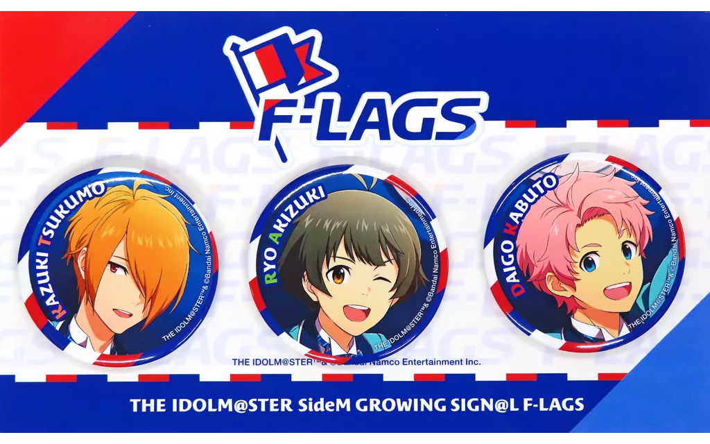 F-LQAGS(GROWING SIGN＠L 10) 缶バッジセット 「アイドルマスター SideM」
