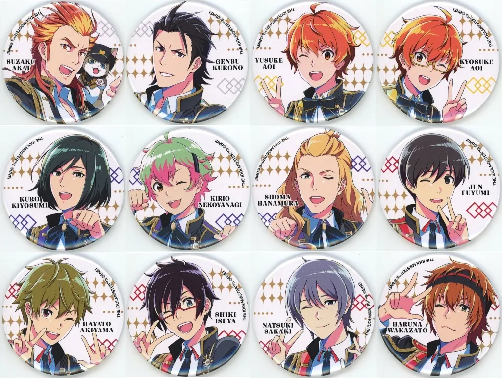 全12種セット 「アイドルマスター SideM CIRCLE OF DELIGHT 缶バッジvol.3」