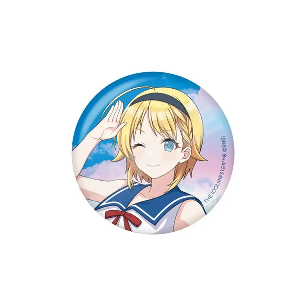 八宮めぐる パラレルマリンルックver. ホログラム缶バッジ 「アイドルマスター シャイニーカラーズ×みなとみらい線コラボ」