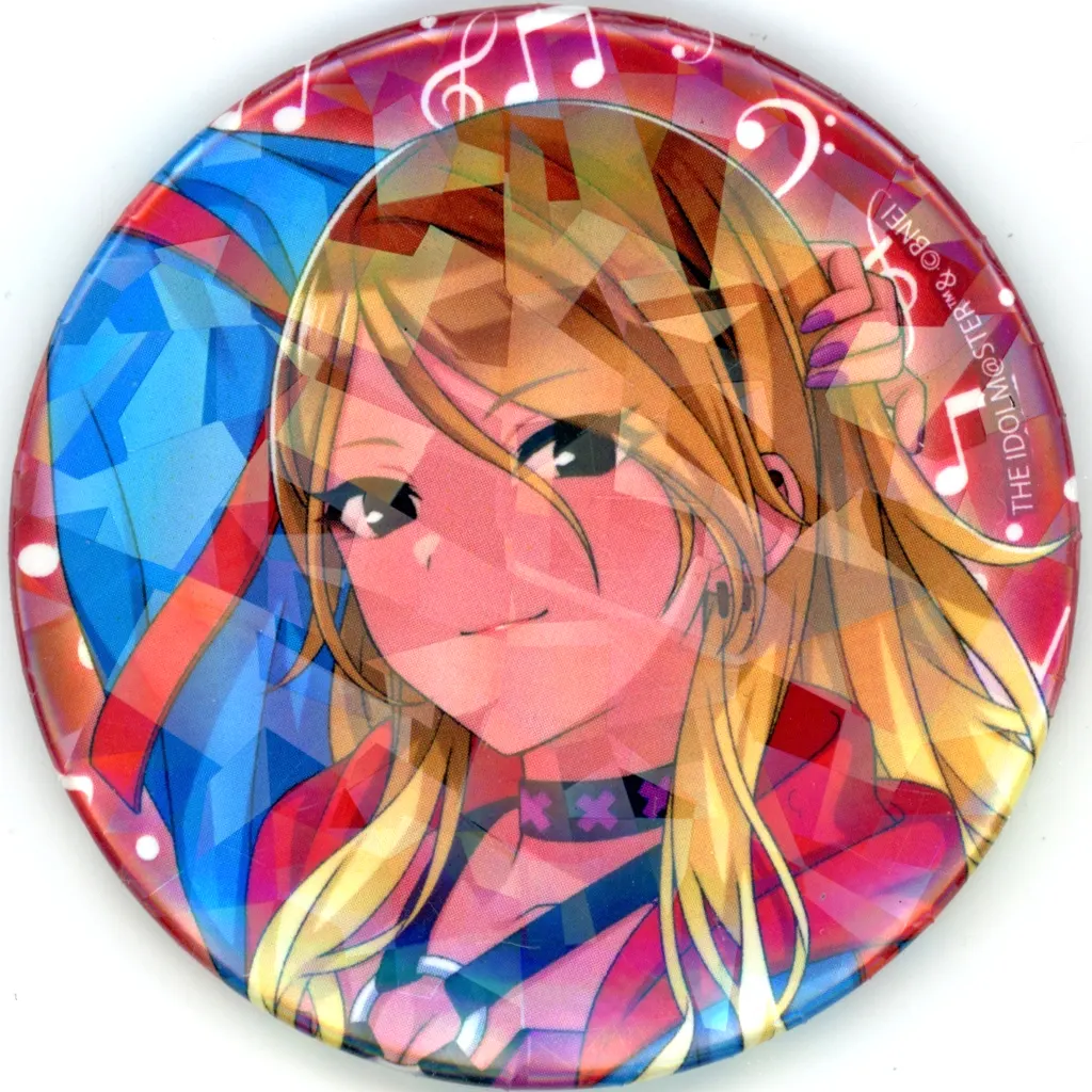 和泉愛依(名前無し) 「アイドルマスター シャイニーカラーズ×カラオケ館 ホログラム缶バッジ(57mm) 02.オリジナル衣装ver.(描き下ろしイラスト)」