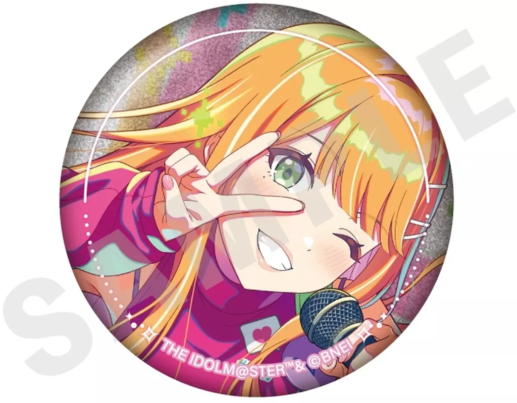 紫雲清夏(B) 「学園アイドルマスター ～favorite series～ トレーディンググリッター缶バッジ ミラクルナナウ(!ver.」