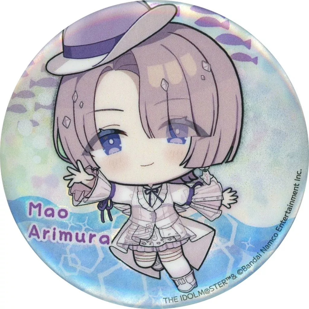 有村麻央 「サンシャイン水族館×学園アイドルマスター 初星水族館II オーロラ缶バッジコレクション(ミニキャラ)」