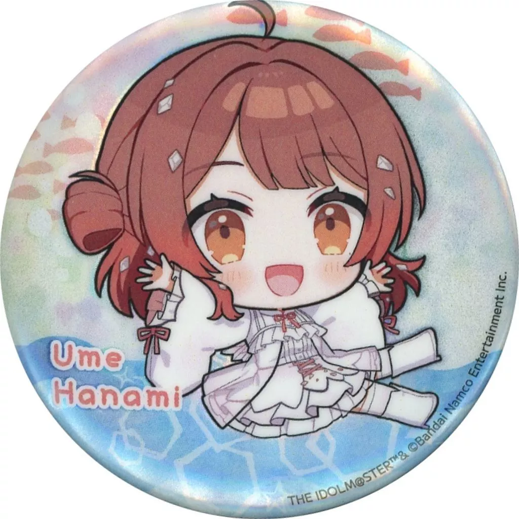 花海佑芽 「サンシャイン水族館×学園アイドルマスター 初星水族館II オーロラ缶バッジコレクション(ミニキャラ)」