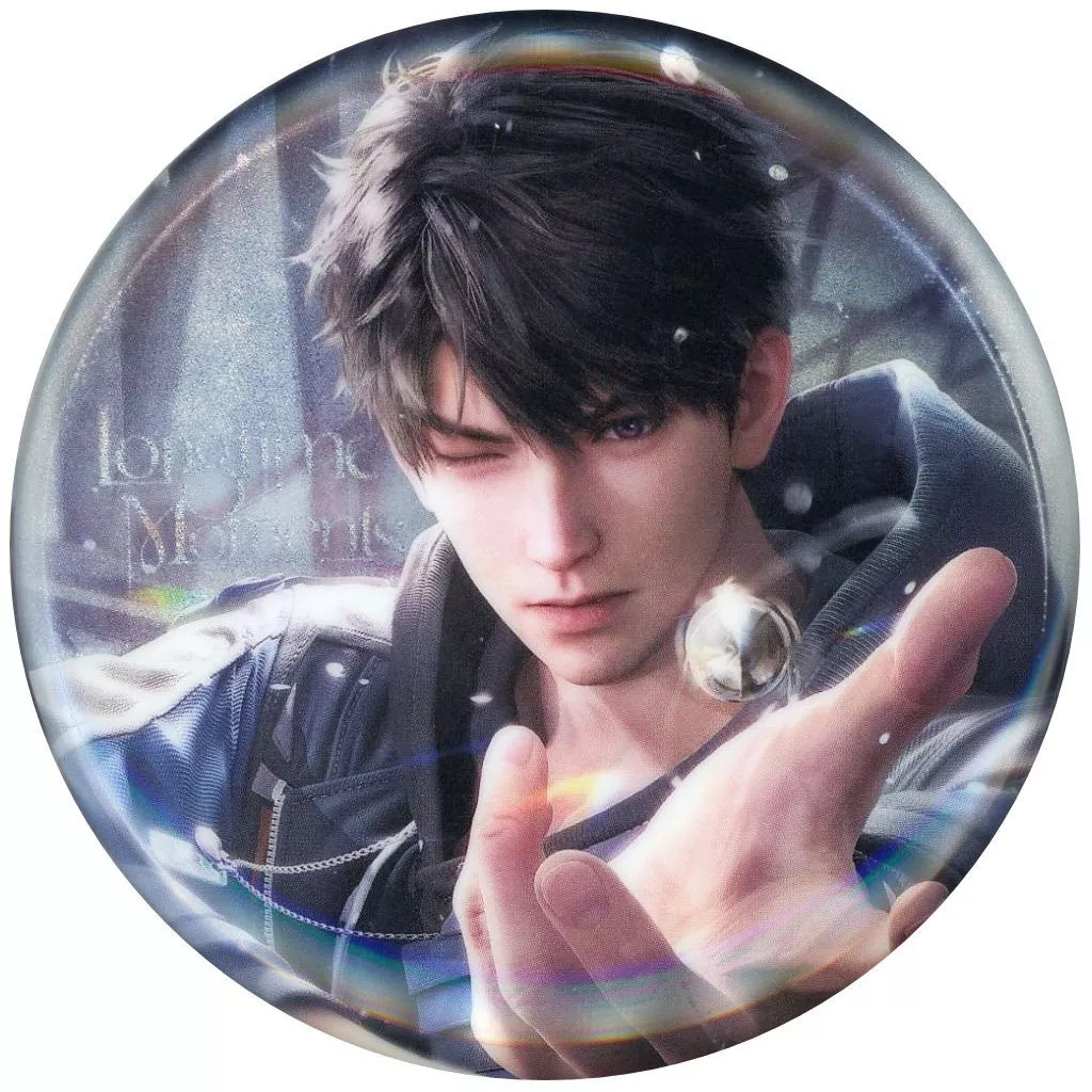 公式正規品 恋と深空 心緒定格 缶バッジ マヒル 駿河屋 -<中古>マヒル 心緒定格シリーズ 缶バッジ 「恋と深空