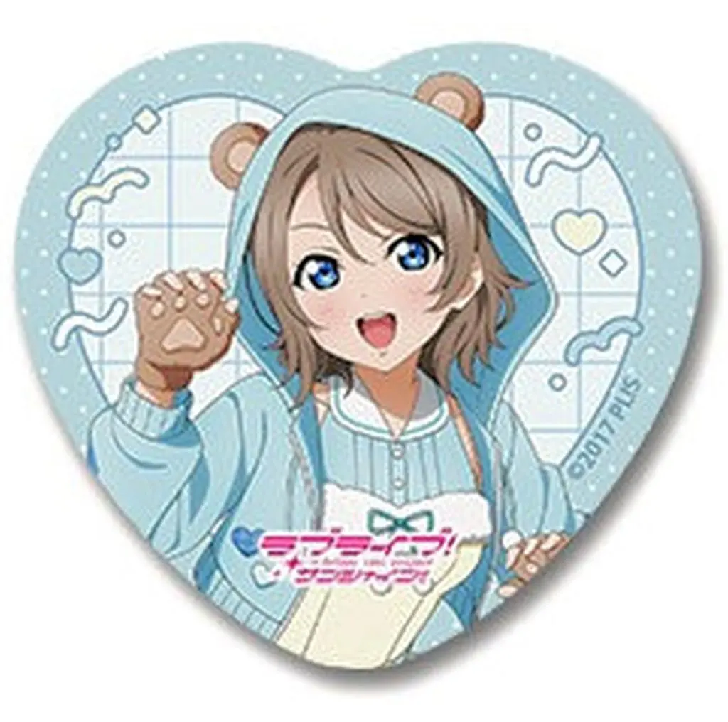 ラブライブ サンシャイン 渡辺曜 タワレコ ハート缶バッジ 駿河屋 -<中古>渡辺曜 「ラブライブ!サンシャイン!! アニメガ