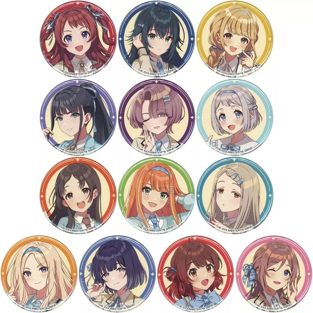 全13種セット 「学園アイドルマスター×ローソン 缶バッジ」