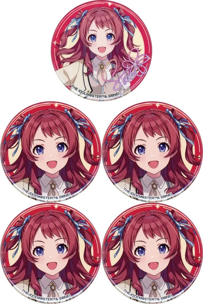 花海咲季 缶バッジ5個セット 「学園アイドルマスター×ローソン」 Loppi・HMV限定
