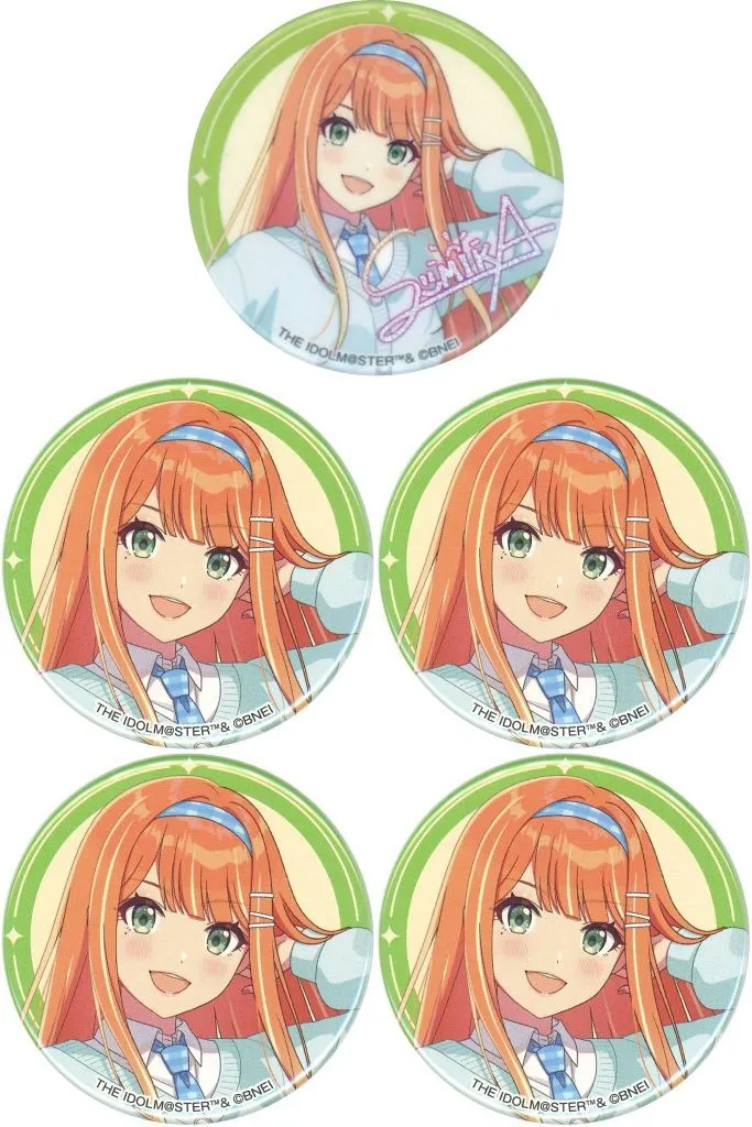 紫雲清夏 缶バッジ5個セット 「学園アイドルマスター×ローソン」 Loppi・HMV限定