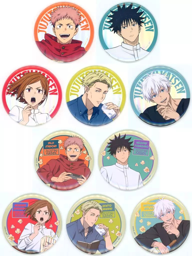全10種セット 缶バッジ 「セガ ラッキーくじ 呪術廻戦 Fun!Fun!Fun!」 G賞
